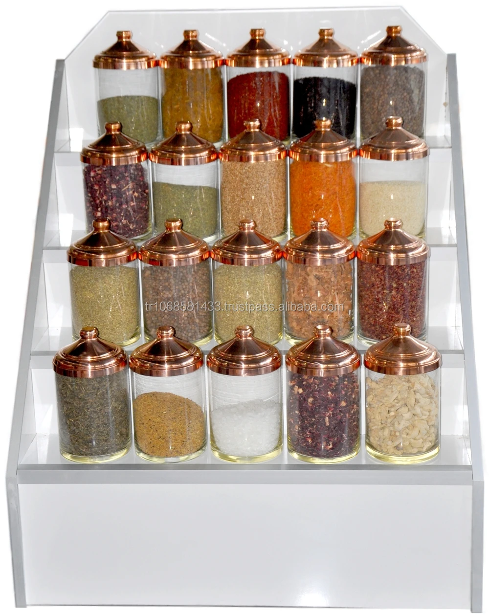 decorative spice jars