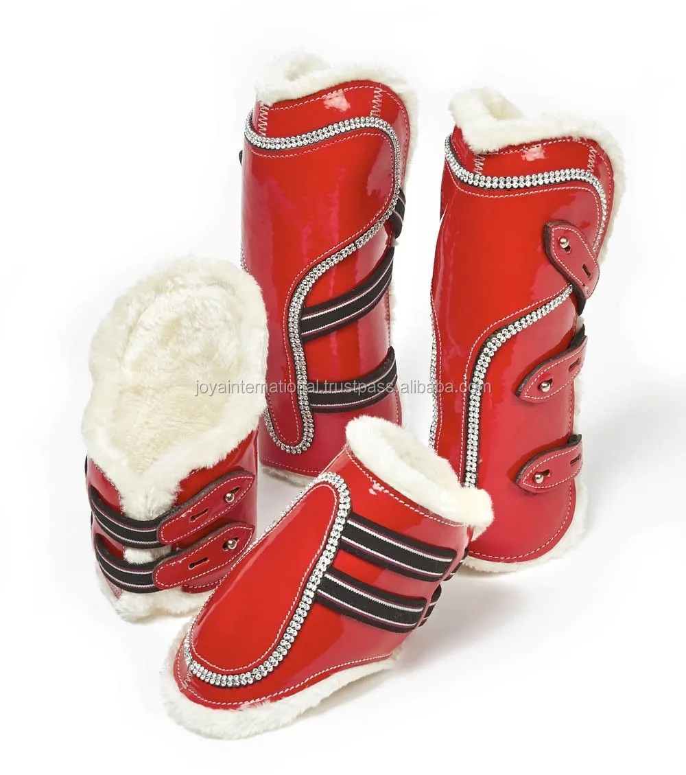 Horse Crystal Tendon Boot Set Buy Customize Neoprene Horse Protection