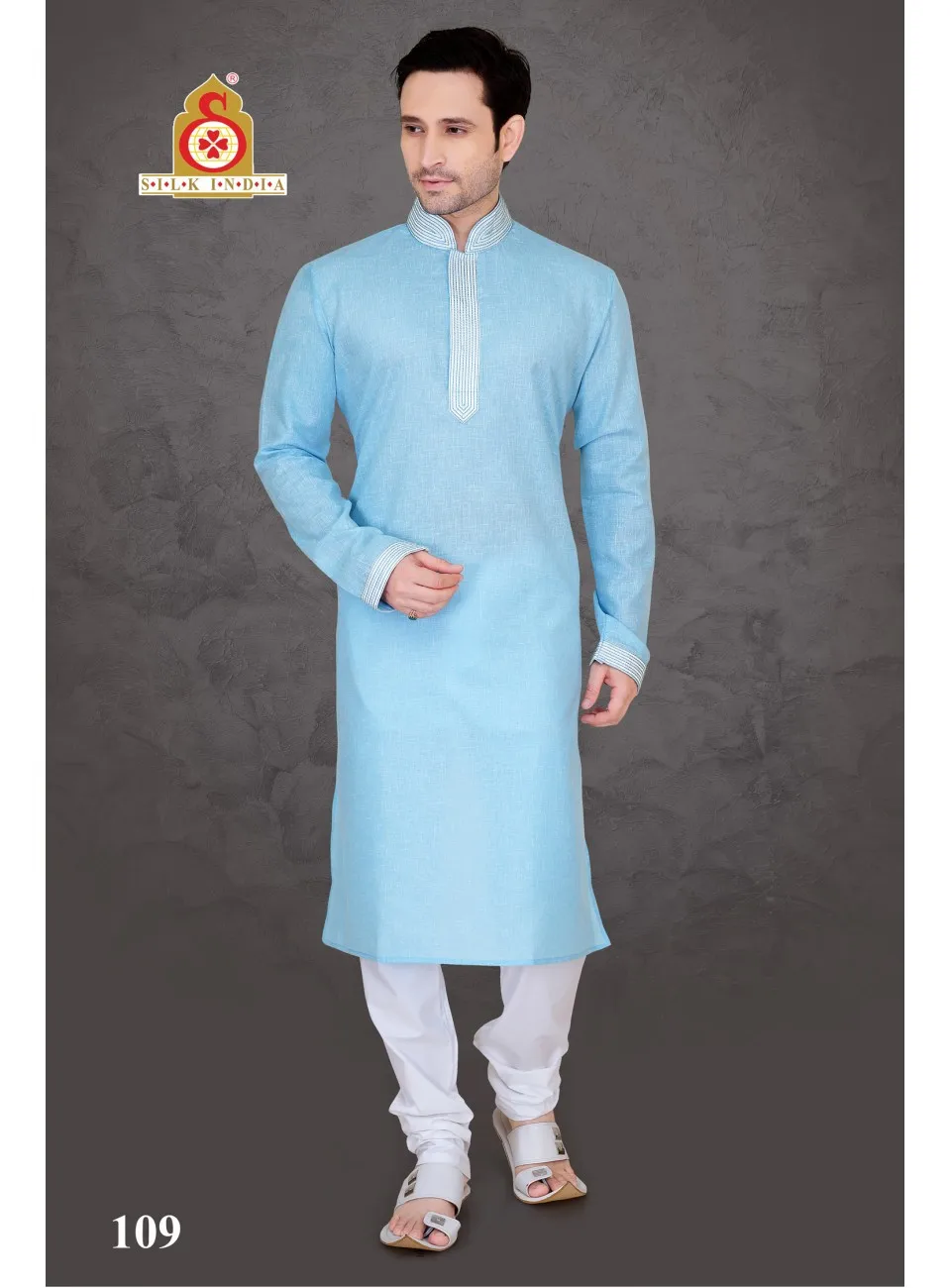 designer embroidery mens wear kurta with churidar buy designer embroidery mens wear kurta with churidar buy