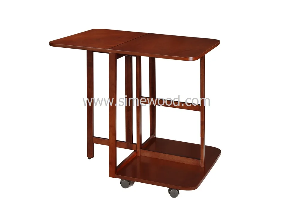 Foldable Mobile Wooden Table Plus 2 Stools Erfly Gateleg Foldable Mobile Wooden Table Plus 2 Stools Erfly Gateleg Extendable