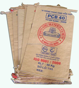 Kraft Paper Cement Bag For Packing 50kgs Cement - Buy Kraft Paper