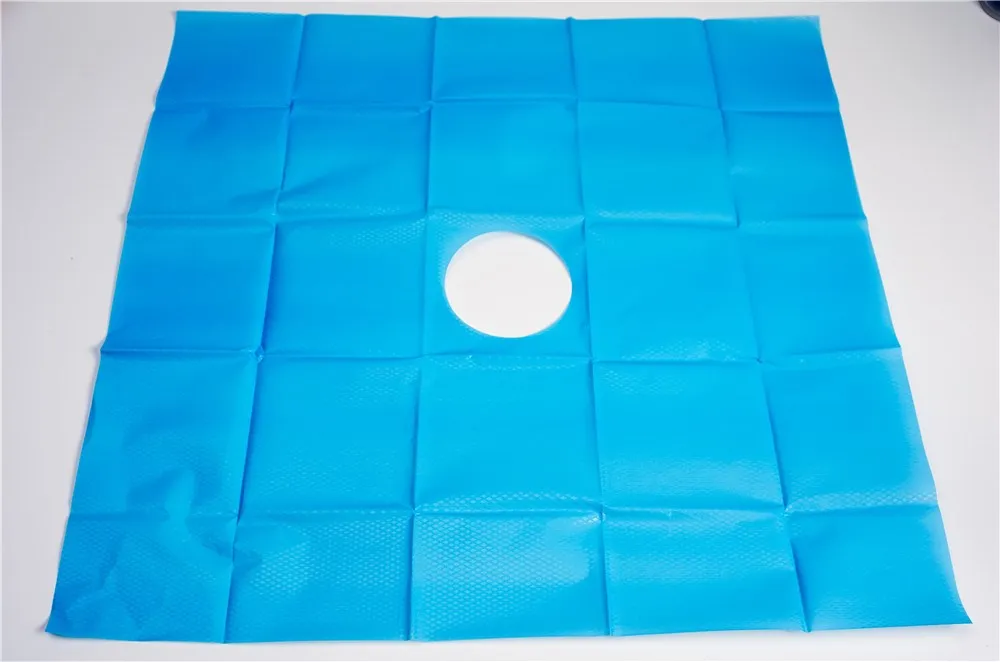 Disposable Surgery Drape Towel With Hole Pe Film Laminated With