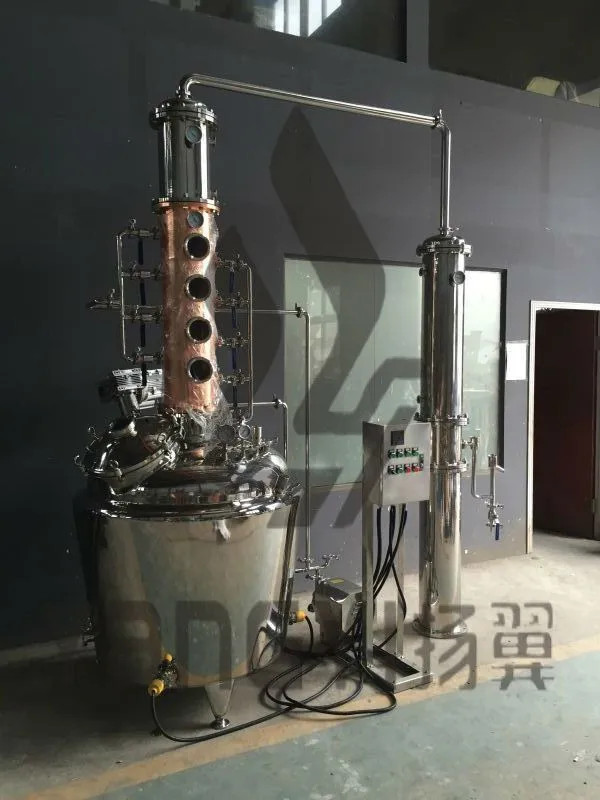 Destilador De Alcohol De Acero Inoxidable Con Columna De Destilación De