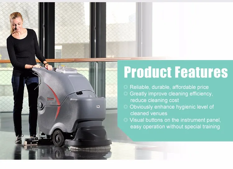 Gm50b Single Disc Walk Behind Robot Floor Scrubber With Affordable