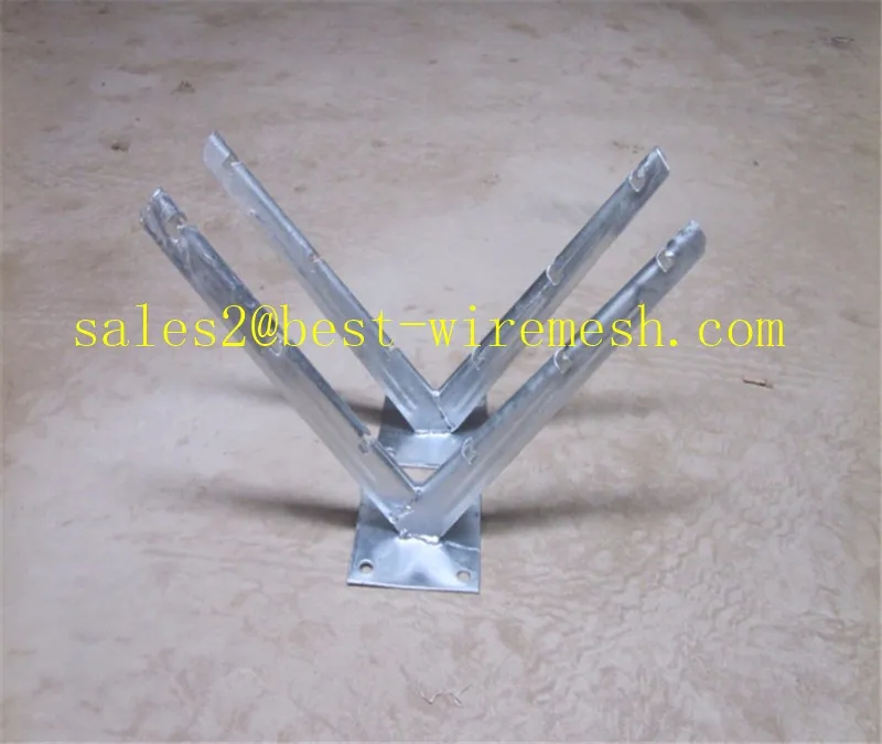V Shaped Barb Wire Arm 6 Wire Malleable/wire Fence Corner Brace Buy Barb Wire Arm,Wire Fence