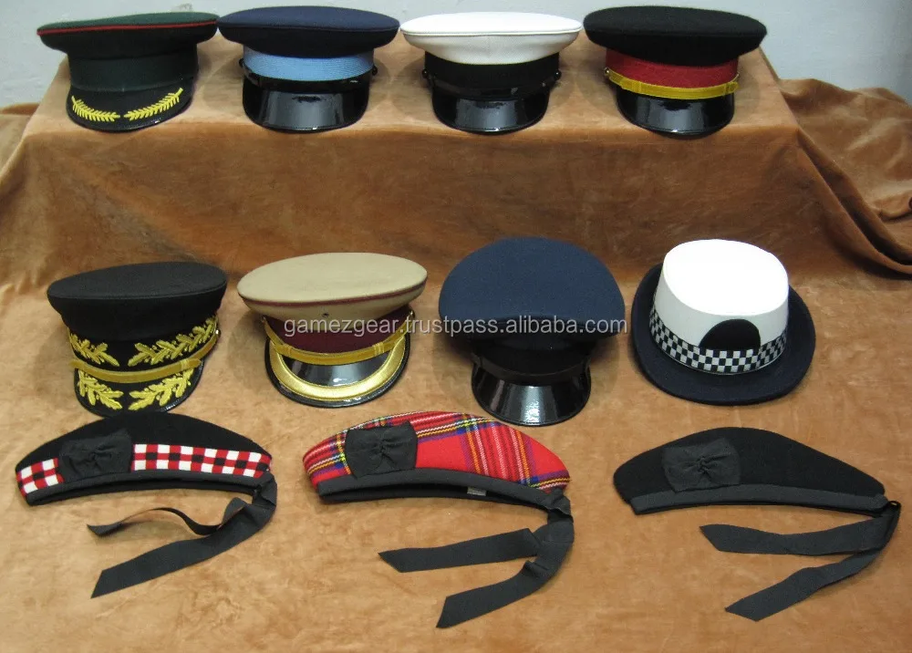 military ceremonial hats