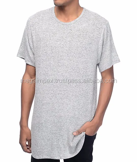 elongated cut shirt