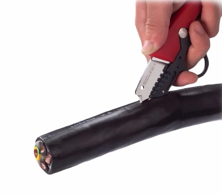 Taiwan Made High Quality Pro Cable Sleeve Stripping Knife Wire