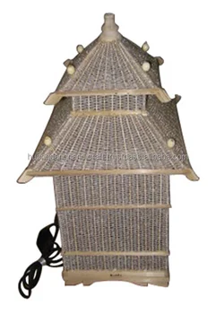 Unique Design Pagoda Shape Bamboo Lantern Lamps For Lights In