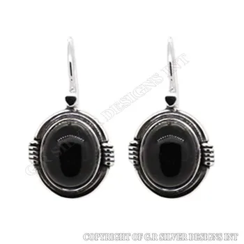 Black Onyx Earrings,Gemstone Earrings 