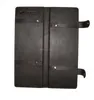 2018 High Quality Black Square Travel Case tie case / customize standard size tie case/tie gift box