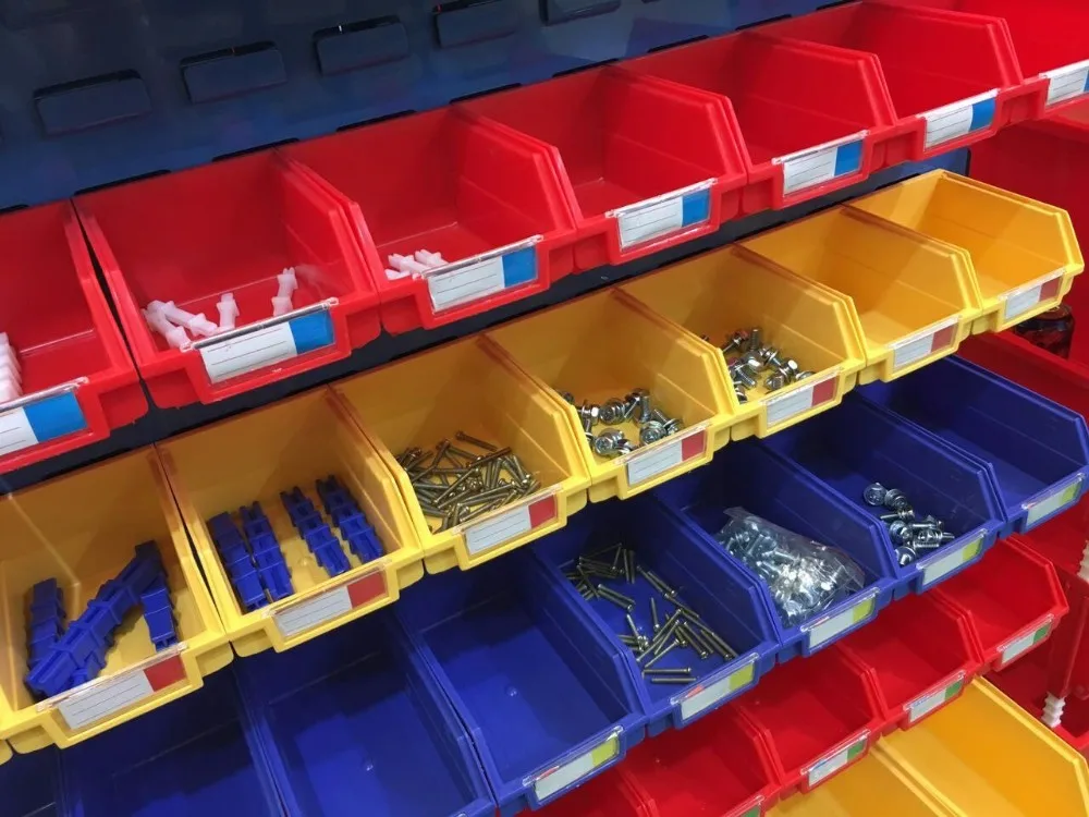 Warehouse Plastic Industrial Stackable Storage Bin Box For Small Parts