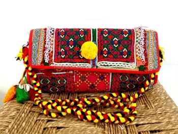 Wholesale Indian Embroidery Clutch Purse From Gujarat-gujarati Traditional Kutch Embroidery ...