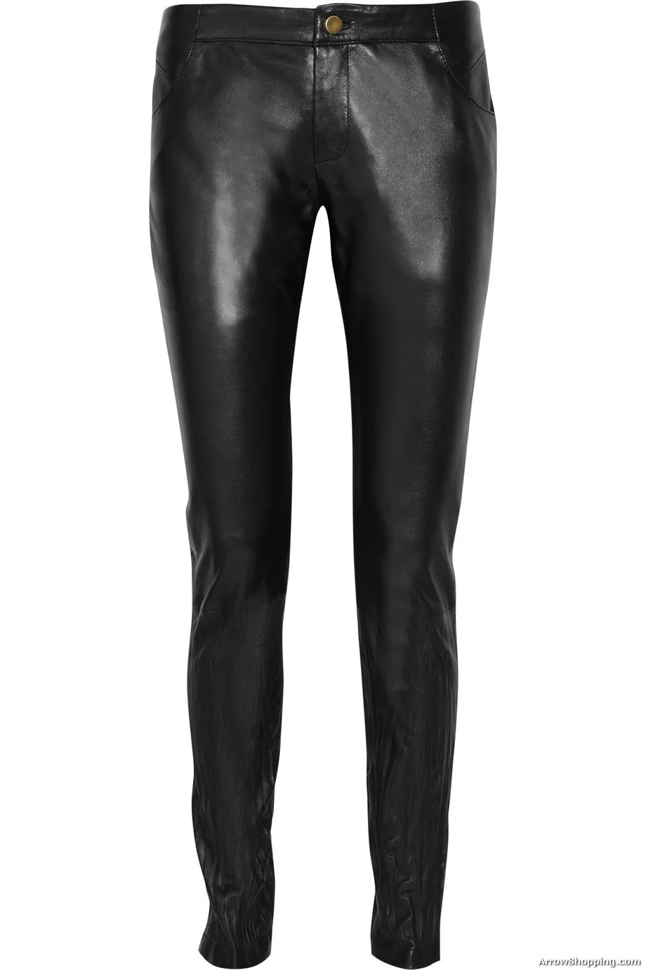 Oem New Wholesale Shinny Skin Fit Leather Pants For Womens Sexy Genuine ...