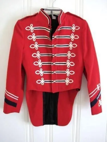 Tactical Royal Jacket Rmli Tunic Uk Marching Band Uniform Red Wool High ...