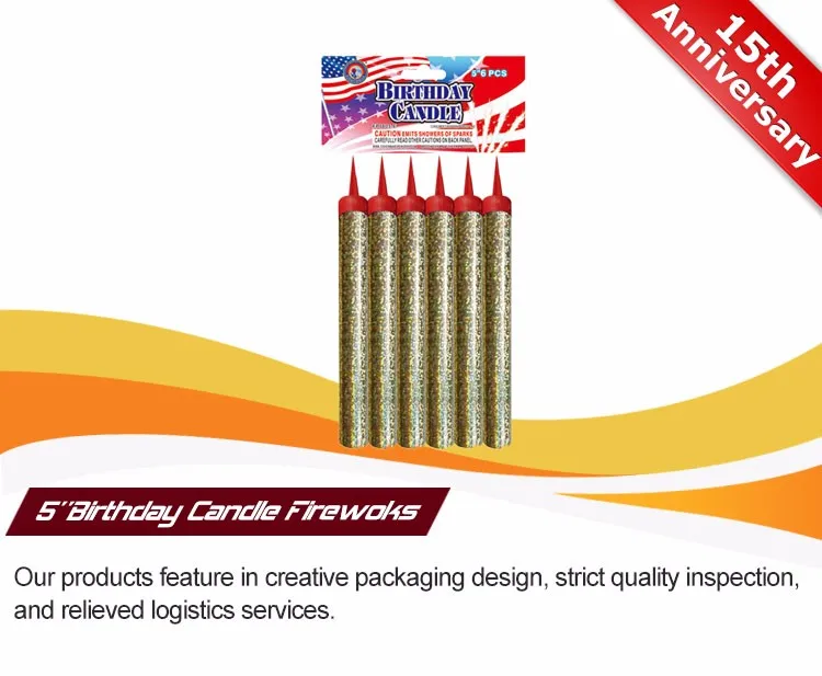 Factory price 12CM birthday candle sparkler fireworks for sale