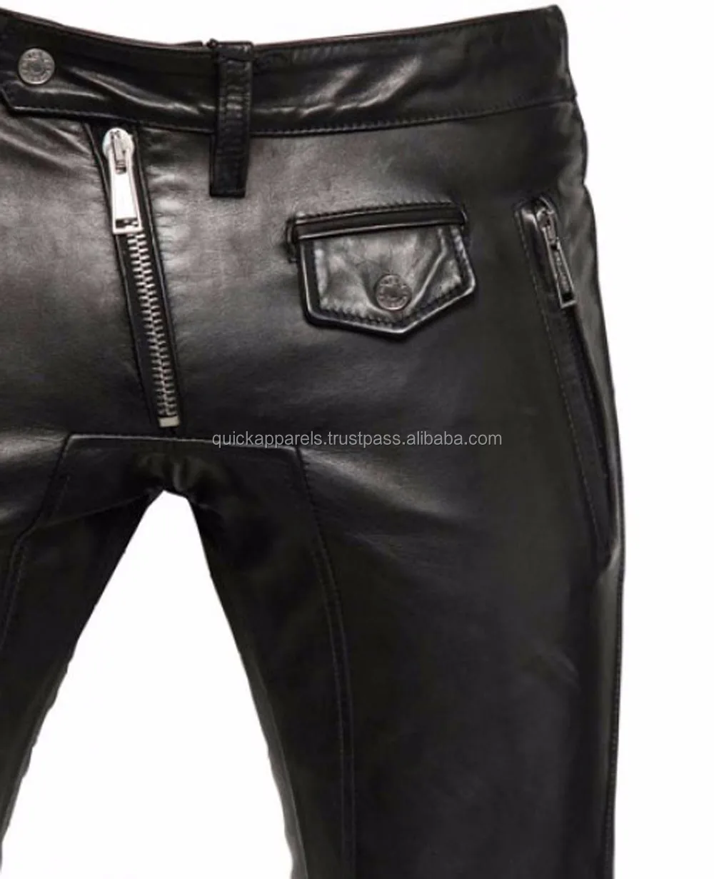 genuine leather pants