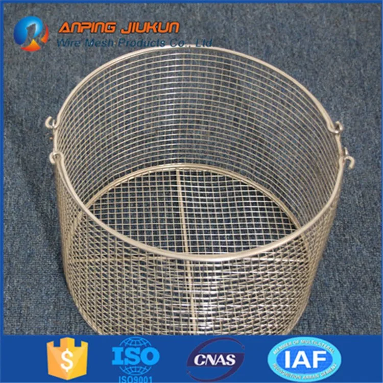 Professional Industrial Wire Baskets Food Grade Stainless Steel