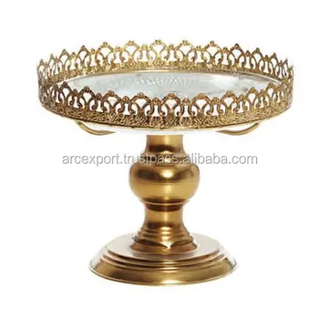 Gold Plated Mirror  Wedding  Cake  Stand  Buy Gold Plated 