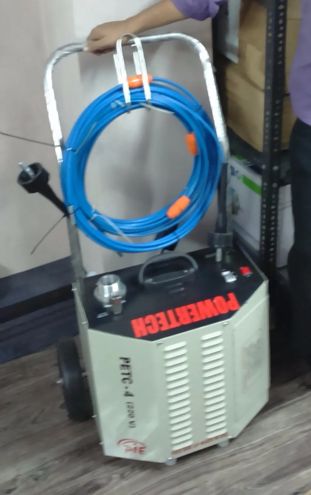 goodway tube cleaning machine