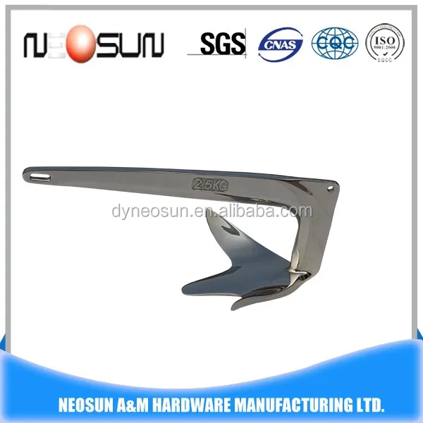Stainless steel 1kg 2kg 2.5kg 3kg 3.5kg 5kg 10kg 15kg 20kg 25kg 30kg 50kg bruce boat anchor