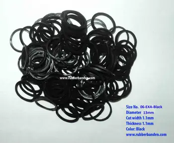 black rubber bands for sale