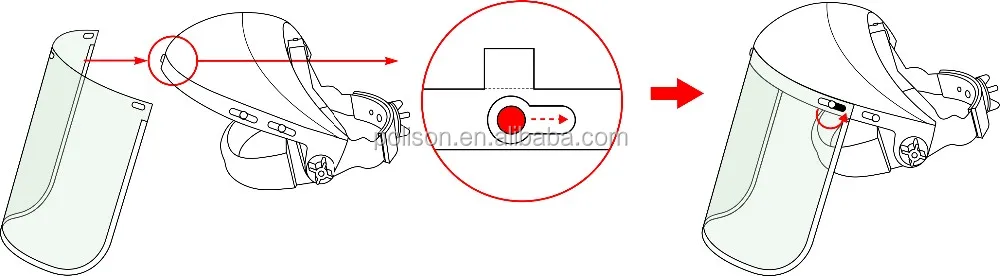 Blue Eagle ANSI Z87.1 Face shield Protection Industrial Supplies Safety Uv Visor -1