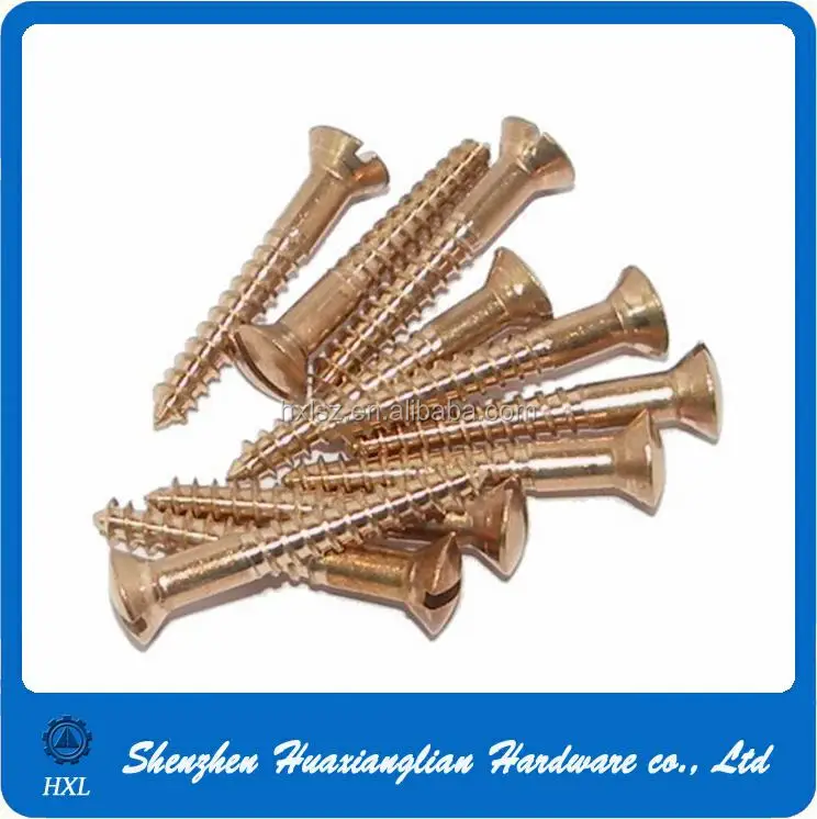 Factory Supply Cheap Wood M3 Copper Screw Good Of Copper Wood Screw