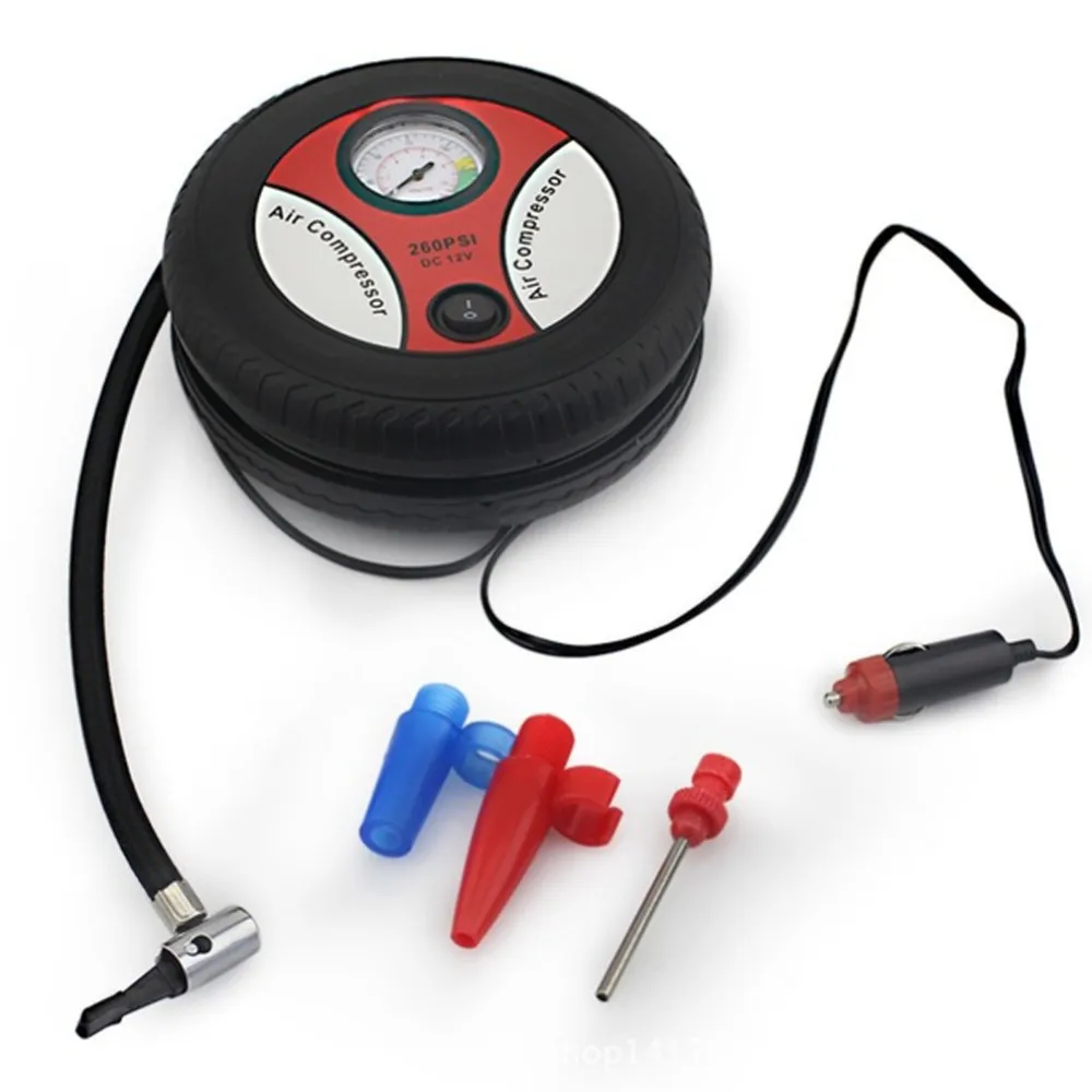 Portable Electric Mini Tire Inflator mini Compressor 12V Auto Air Compressor Pump Car Tyre Tire Inflator 12v dc car air pump