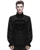 Devil Fashion Mens Shirt Top Black Gothic Steampunk Victorian Regency Aristocrat