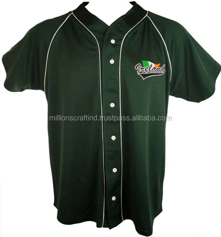 full button baseball jersey wholesale