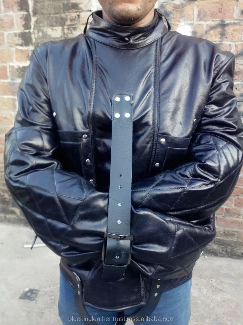 Heavy Bondage Pure Leather Straight Jacket - Buy Bondage Pure ...