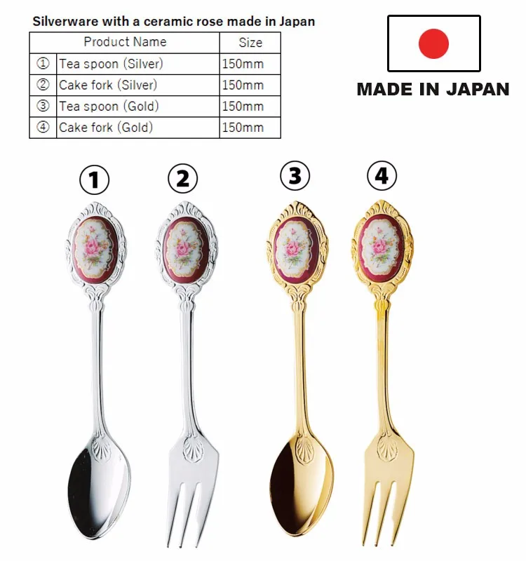 Popular And Luxury Spoon Fork Set With White Handle Made In Japan Buy