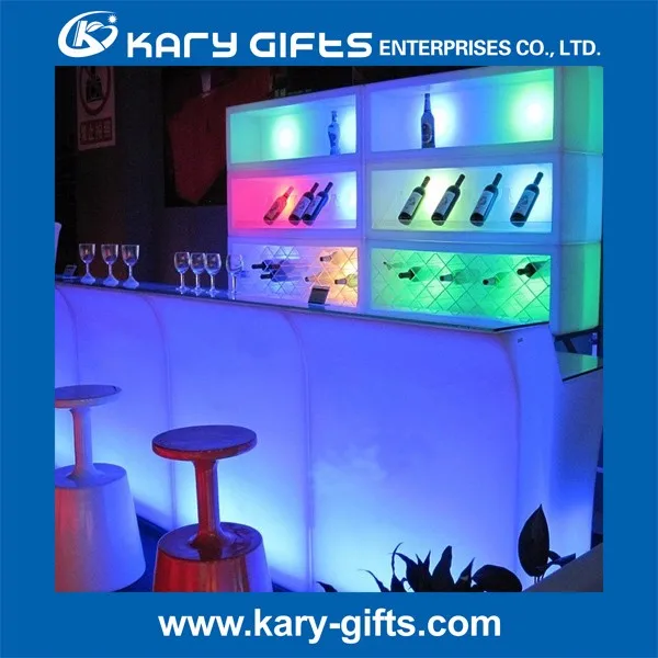 Square Ice Bucket With Led Lights Led Bar Unbreakable Ice Bucket Buy