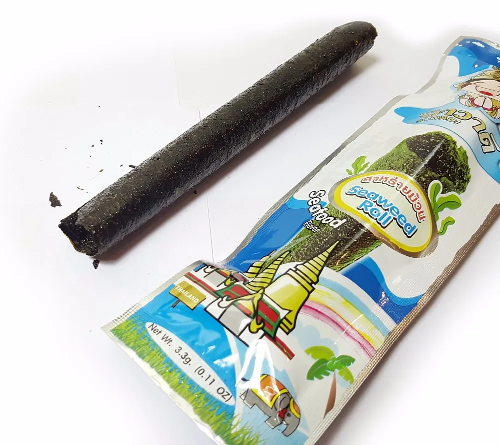 Yummy Thai Crispy Seaweed Snack,Sea Food Flavour Algae Rolled Sheet