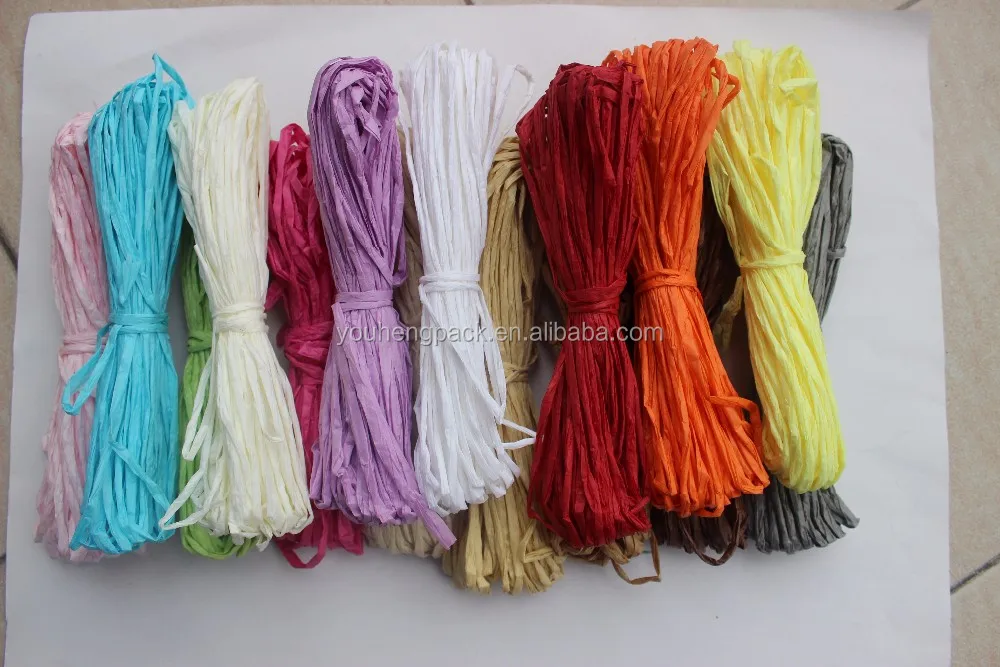 5mm Width Twisted Paper Raffia String For Decoration Buy Natural