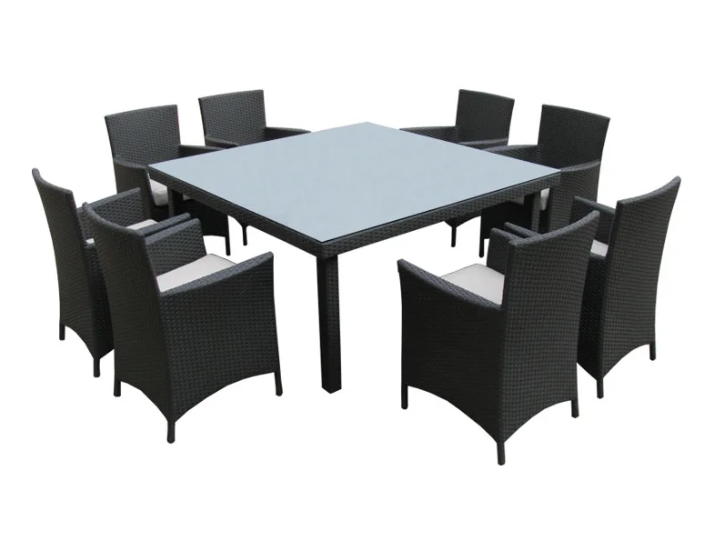 Rattan Outdoor Cube 8 Seater Dining Set Garden Furniture - Buy 8 Seater