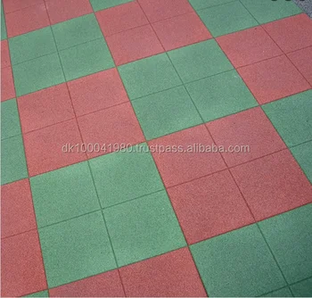 Ergoplay Patio Rubber Pavers Roof Deck Rubber Blocks Colorful