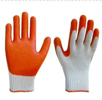 Rubber Palm Coated Cotton Hand Gloves 