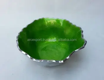 Round Antique Green Coloured Fancy Bowl For Round Antique Green Coloured Fancy Bowl For