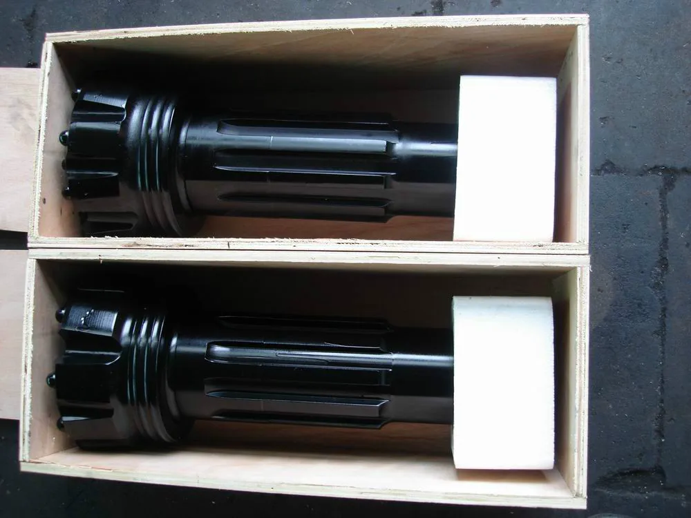 High-Efficiency DTH Drill Bit with Carburized Steel and Carbide for 57mm to 660mm Diameter Applications