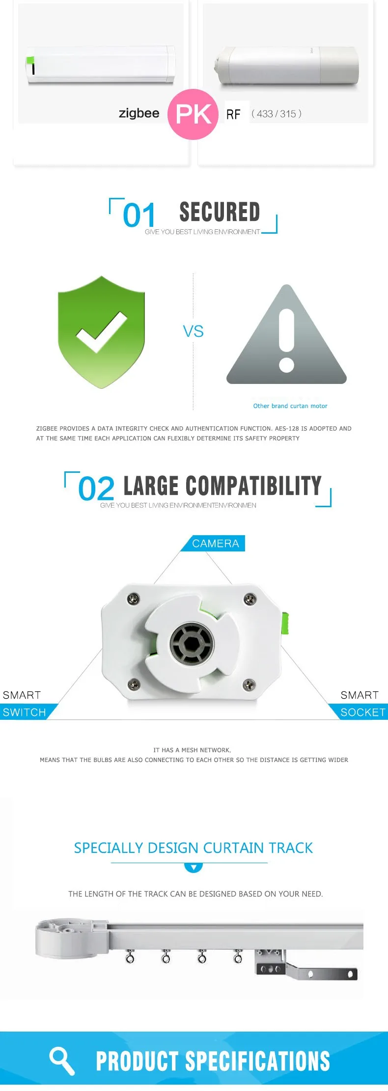 Motorised Electric Curtain Motors