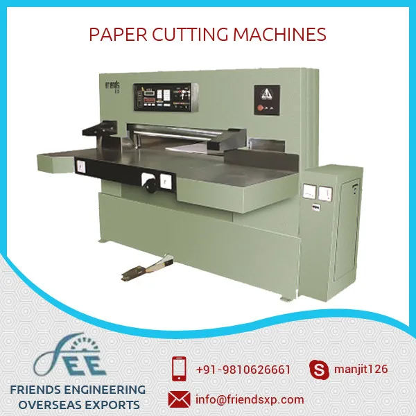 New Model Paper Cutting Machine With High Speed At Cheap Cost Buy