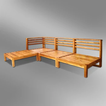 Indoor Outdoor Sectional Sofa Set Jambi Design Wooden Indoor Outdoor Sectional Sofa Set