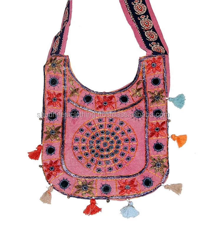 rajasthani mirror work bags