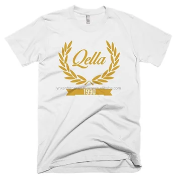 Gouden Kleur Gedrukt Logo Hoge Kwaliteit T Shirt Hoge Kwaliteit Gedrukt Logo T Shirt