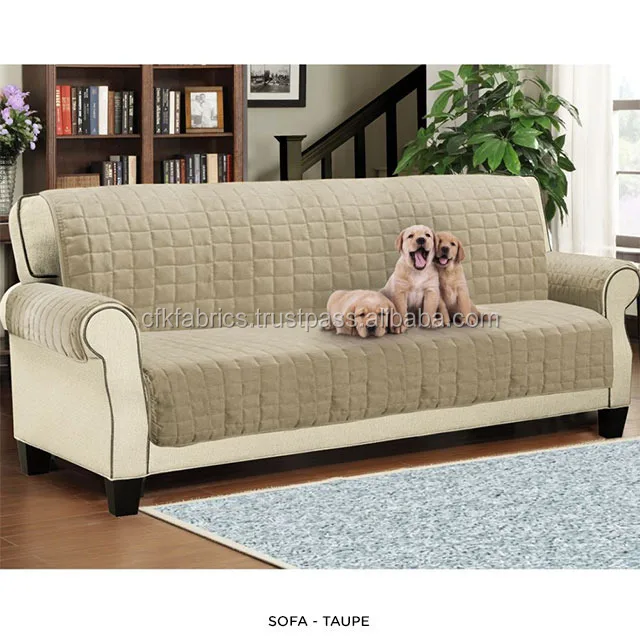 Quilted Furniture Protector Soft Cotton Sofa Cover Quilted Furniture Protector Soft Cotton