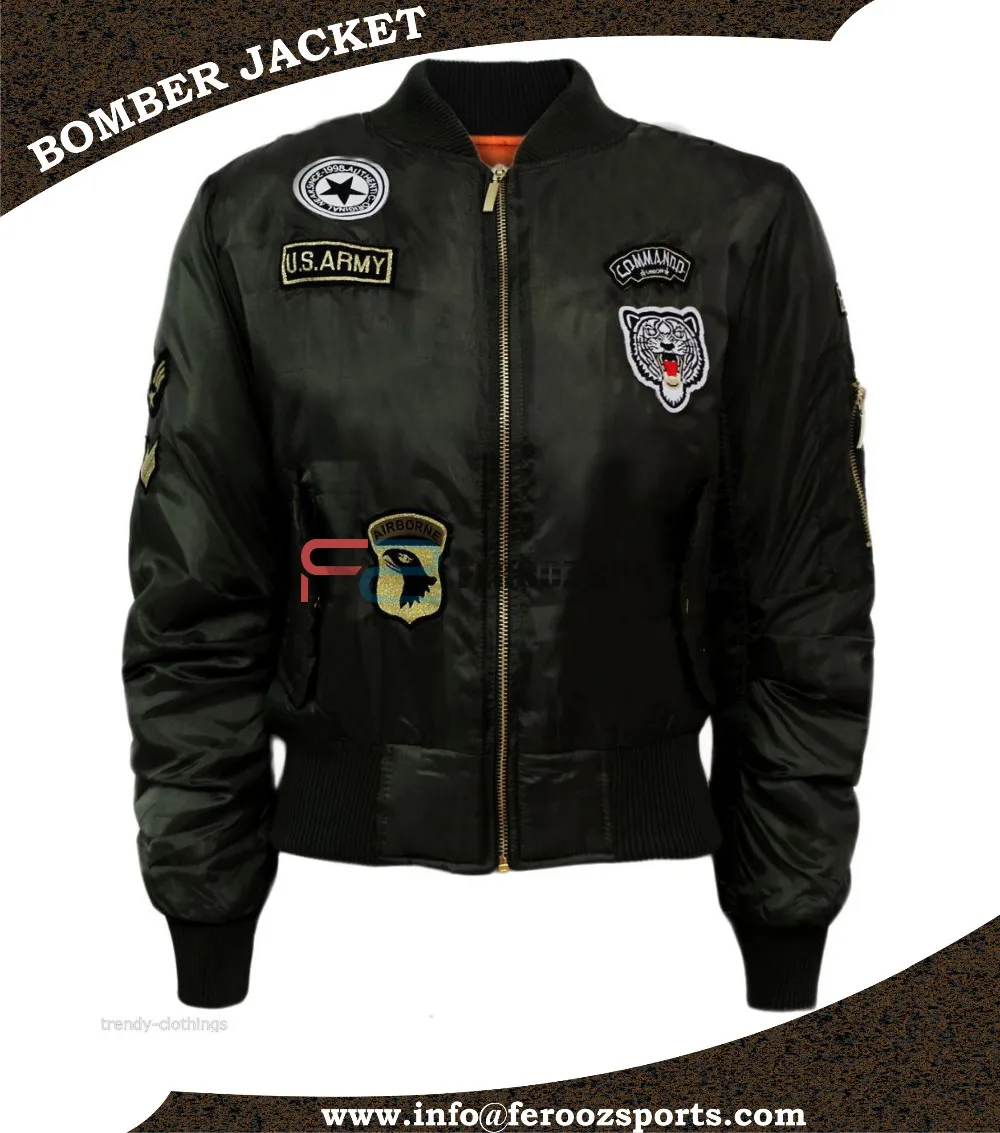 Custom Polyester/nylon Military Bomber Jacket For Men Buy Custom Made