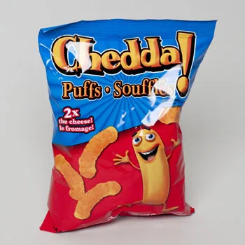 
CHEDDA PUFFS 4 OZ BAG 0 #241418 