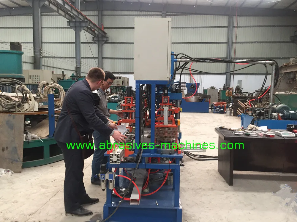 150230 Mm Pusher Type 40 Workstation Grinding Wheel Modeling Machine